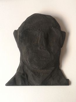 Sculpture, Tête brûlée, Philippe Cognée