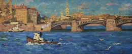 Painting, Jour d'automne, Gennady Bernadsky