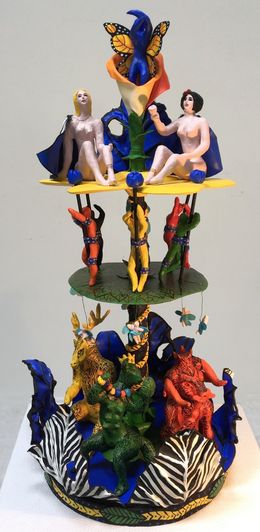 Sculpture, Garden party chez la Belle au bois dormant, Reine Mazoyer