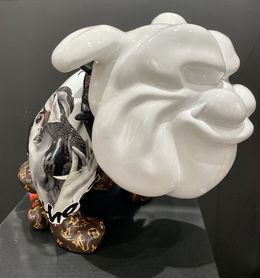 Sculpture, Vegas pop art white Chanel city, Christophe Comerro