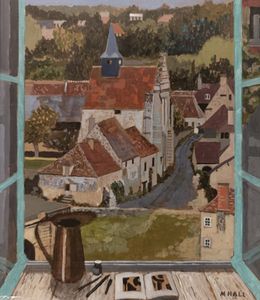 Painting, Angles sur L'Anglin, Mike Hall