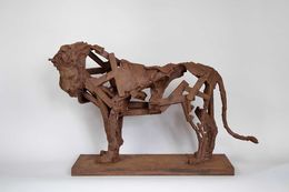 Sculpture, Lion, maquette, Patrick Villas