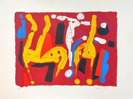 Print, Chevaux et cavaliers V, Marino Marini