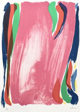 Print, Rose de l'Inde, Olivier Debré
