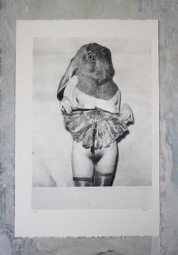 Print, Bunny woman I, Funda Studio