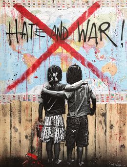 Painting, Hate and War, Jef Aérosol