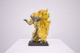 Sculpture, Hombre en llamas, Joan Pallé