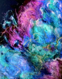Painting, Nallorya nebula, Tiffani Buteau