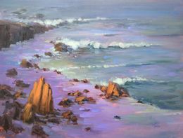 Painting, Purple Surf, Timon Sloane