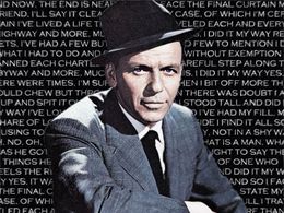 Painting, Frank Sinatra And Lyrics To My Way, Tony Rubino