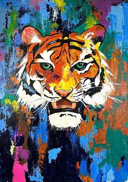 Painting, Tiger Pulse, Emilio Rojas
