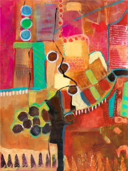 Painting, Square, Jacqueline Faubert