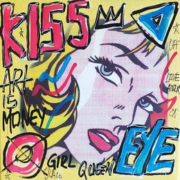 Painting, Kiss Eye Lichtenstein, Spaco