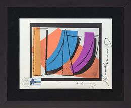 Print, U.N. Stamp FS II.185 (hand signed limited edition), Andy Warhol