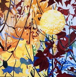 Painting, Les quatre saisons : Soleil d'Automne, Odile Pinto-Corbin