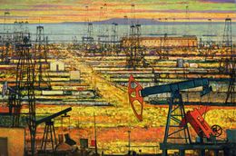 Painting, Black Gold, Emil Aziz
