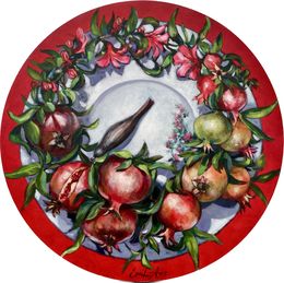 Painting, Circle of Life, Emil Aziz