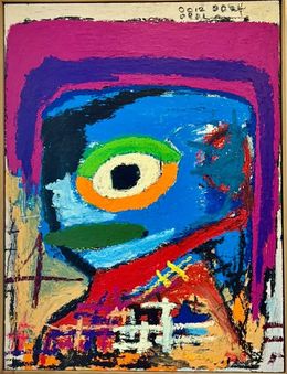 Painting, Señor Azul 02, Shyne Eghosa Obazee