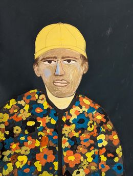 Painting, Le timide en veste à fleurs, Jéko
