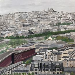 Painting, Toujours plus haut, Marie France Garrigues