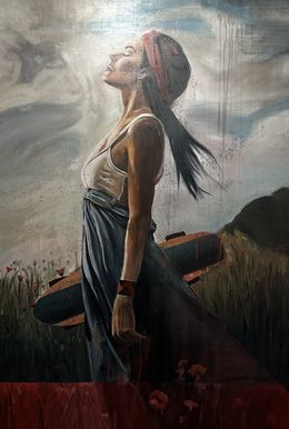 Painting, Just breathe, Mathieu Questel