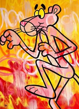 Painting, Pink Panther, Gunnar Zyl