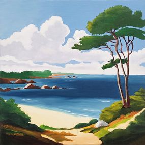 Painting, Bord de mer - Variation II, Gabriel Riesnert