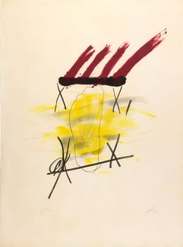 Print, La Main Jaune, Antoni Tapies