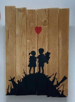 Painting, Hommage à Banksy 3, Remix