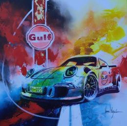 Painting, Porsche 911 Gulf, Pascal merlin