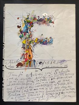 Fine Art Drawings, Le Crocrodrome détruit, Jean Tinguely