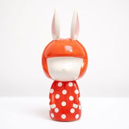 Sculpture, "Polka Dots Rabbit" Tribute to Yayoi Kusama, Yu Deng