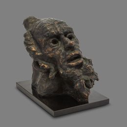 Sculpture, Tête de Moïse, Emmanuel Mané-Katz
