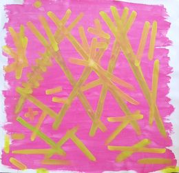 Painting, Equilibrium / or on my Father’s pills, Ana Catalina Gubandru
