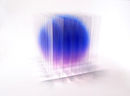 Sculpture, Blue & Pink (UV print), Gu Su
