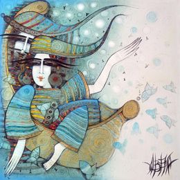 Painting, La vie est belle, Albena Vatcheva