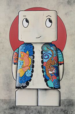 Painting, Roboïde Tattoo, PRAB'Z