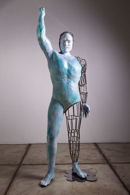 Sculpture, Autoportrait de la série "Beyond me" n°583, Yousha Bashir